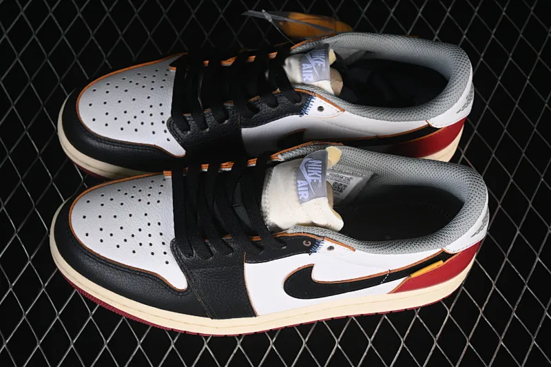 All categories Air Jordan Jordan series basketball shoes Air Jordan 1 Low Fragment Design x Union x Air Jordan 1 Hi Joe 1 Fujiwara Hirota Lightning low-top cultural casual sneakers HQ6998-106